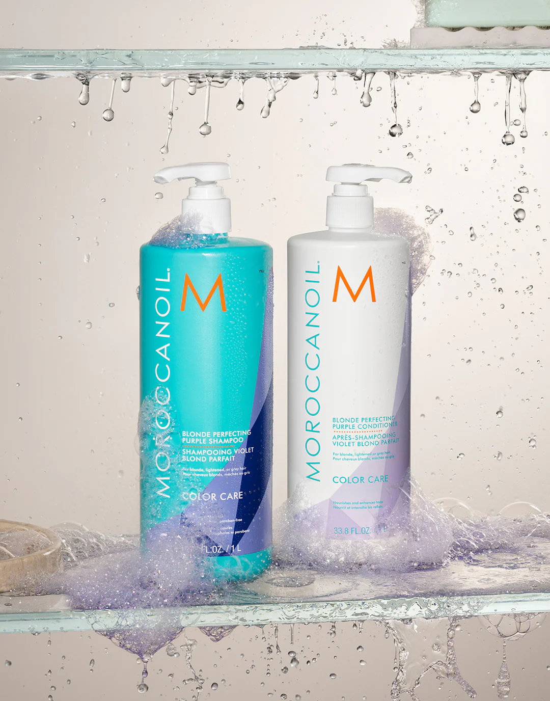 Blonde Perfecting Purple Shampoo & Conditioner Liter Bundle - Image 5